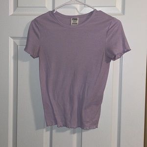 PINK bundle two tight fit tee’s one purple one pink